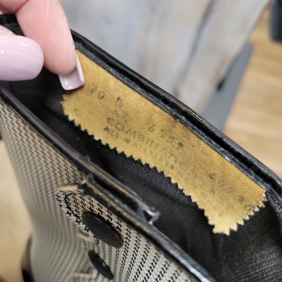 1960s Mod boots by Hullabaloo- Herringbone checked-  7 AA (Narrow width) - Picture 14 of 15